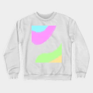 Colorful watercolor abstract texture art Crewneck Sweatshirt